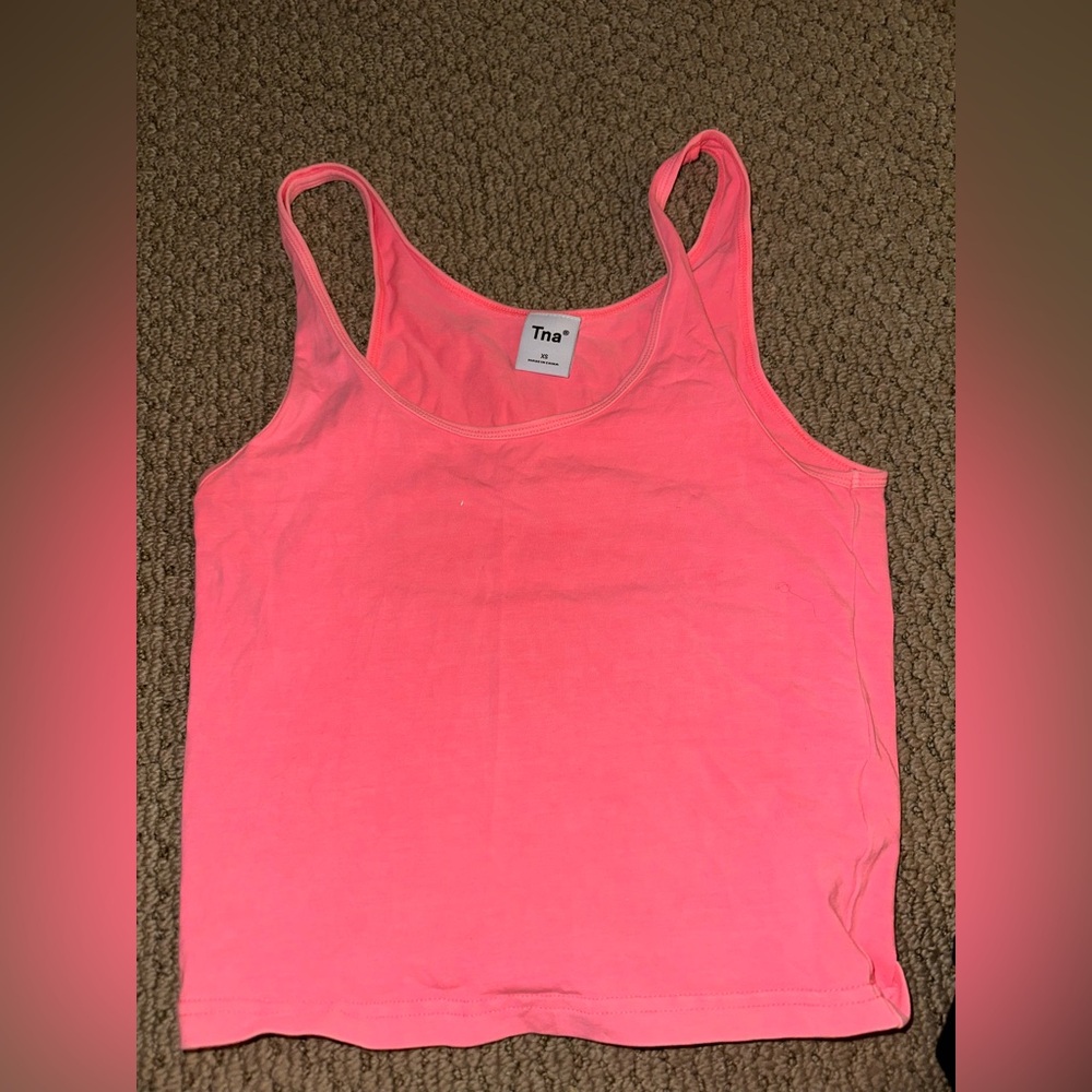 TNA Butter Hot Pink Tank Top